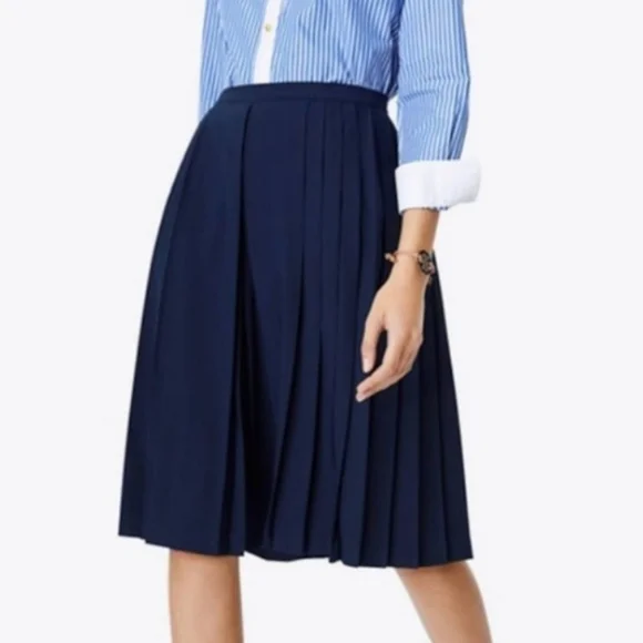 Tory Burch Faye Culottes Tory Blue Skirt Pants
